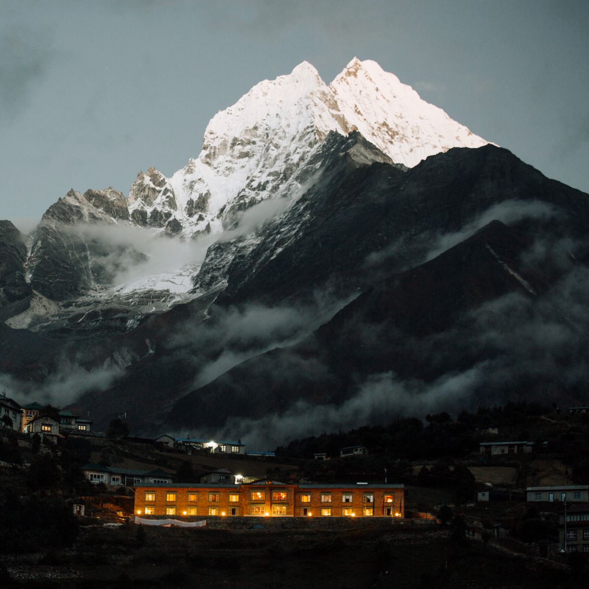 MLN Namche Exterior - Everest Luxury Lodge Trek - Trekking Team Group Nepal